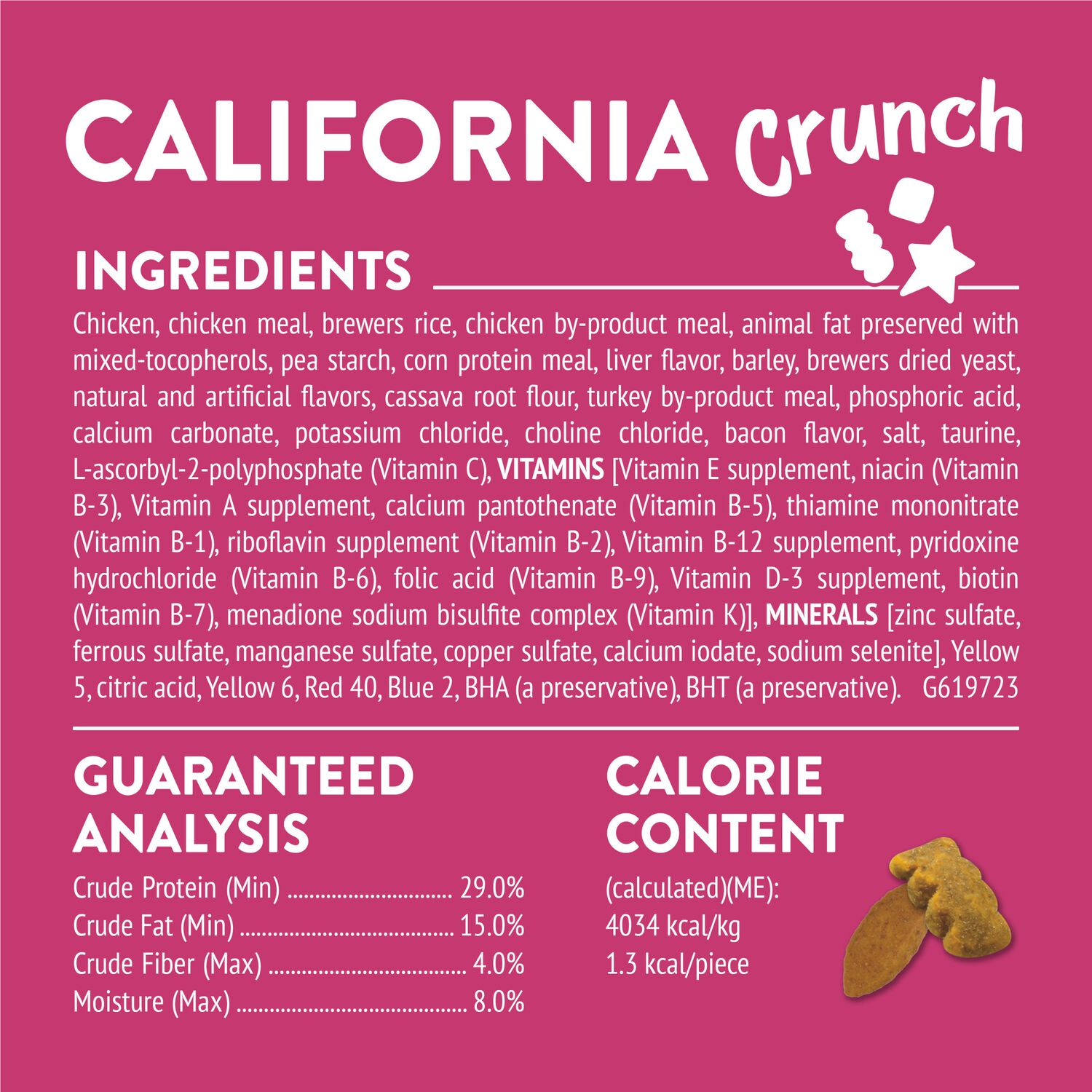 Purina Friskies Party Mix California Crunch Low-Calorie Cat Treats, 6-Oz Bag