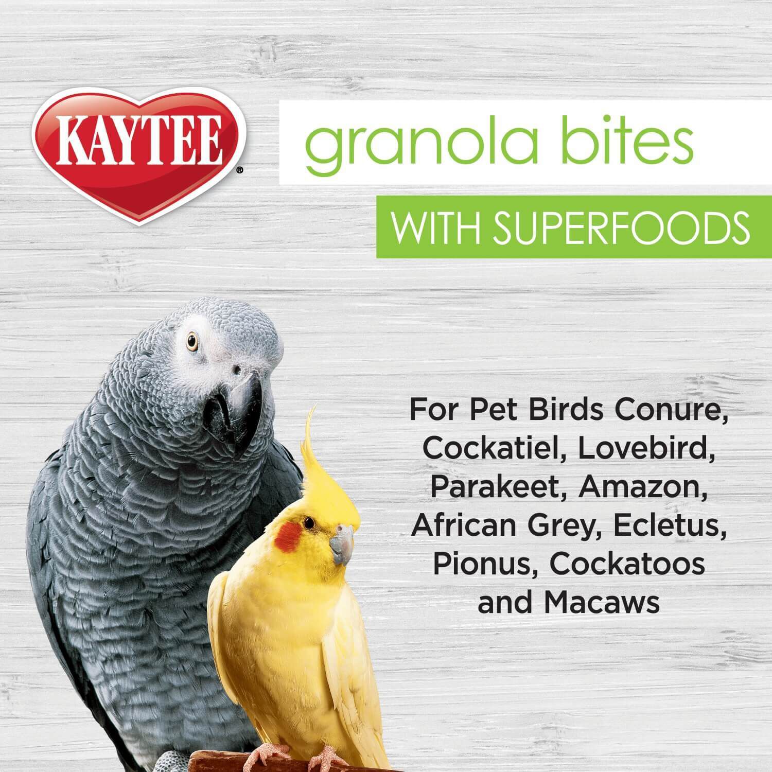 Kaytee Granola Bites, Berry & Flax
