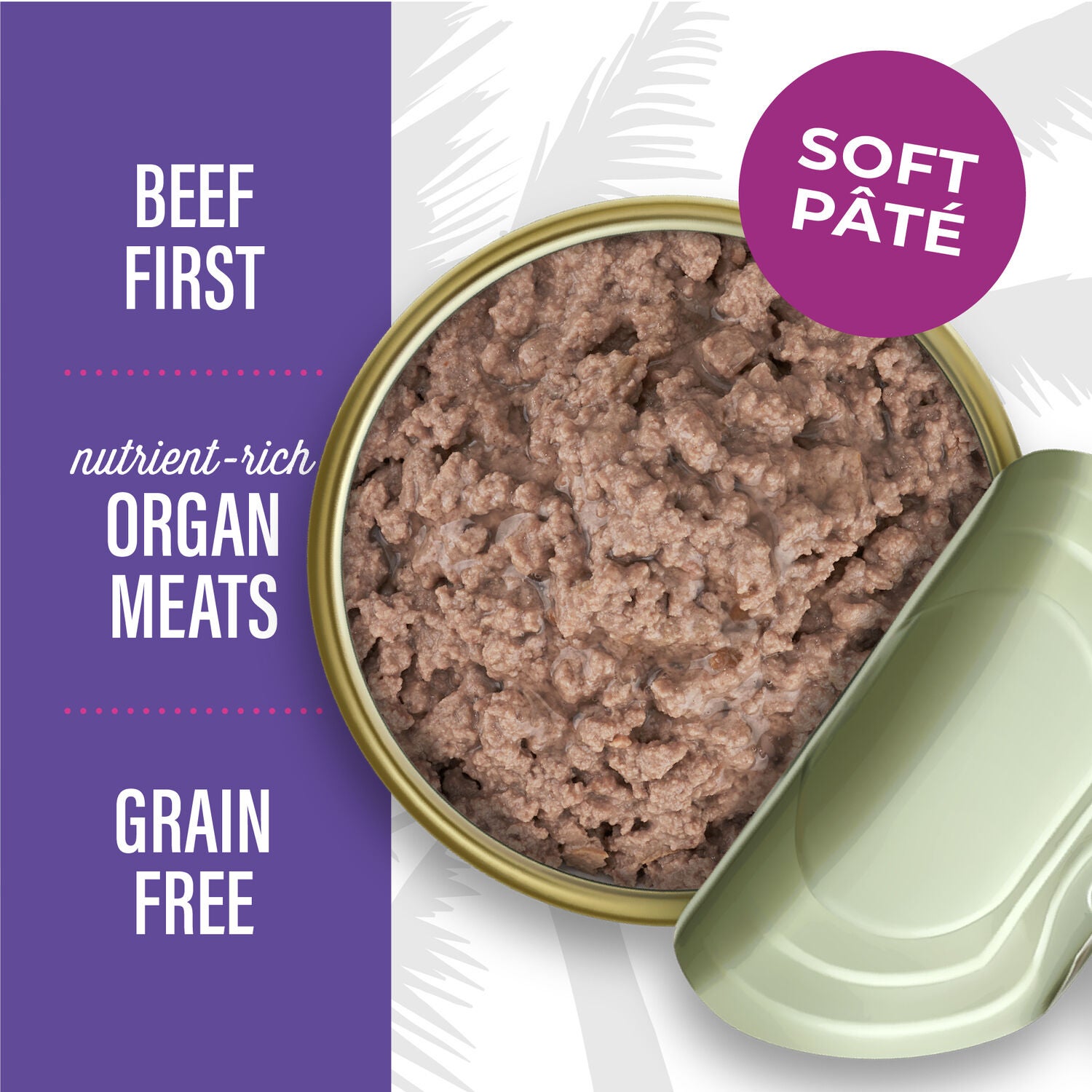 Tiki Cat After Dark Pate Wet Cat Food, Beef & Beef Liver, 3-Oz. Can