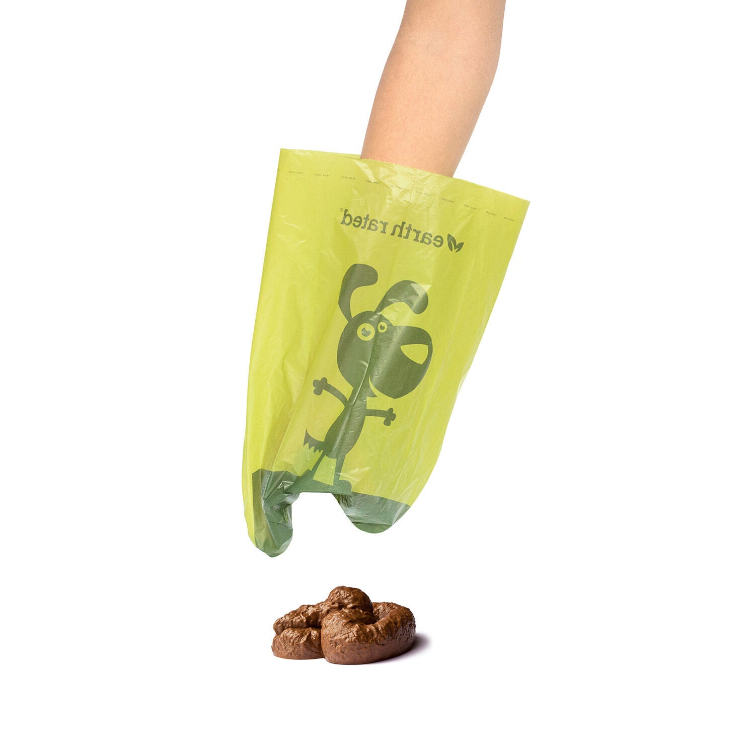 Earth Rated Unscented Ecofriendly Leakproof Dog Poop Bags, 8 Refill Rolls