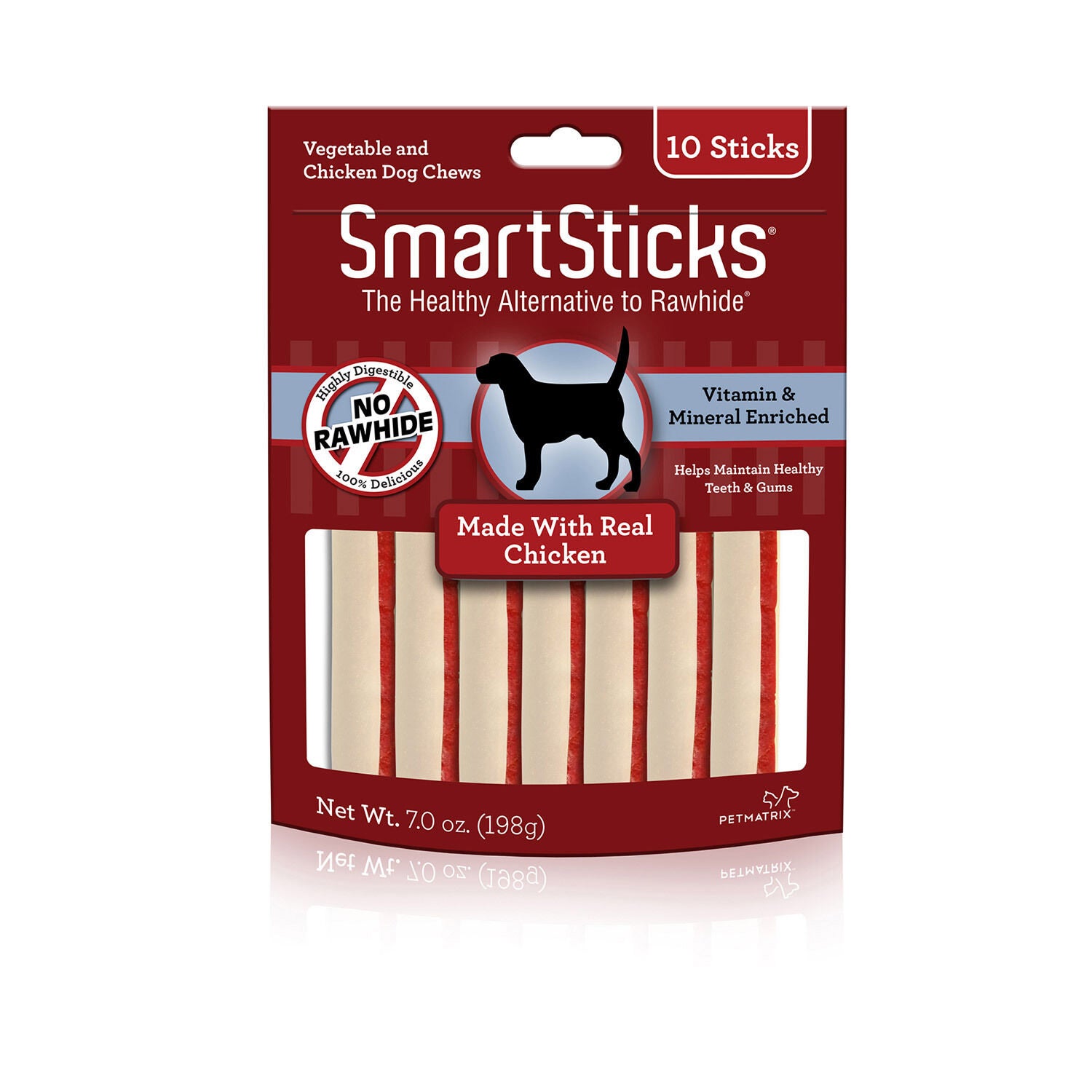 Smartsticks rawhide top free dog chew