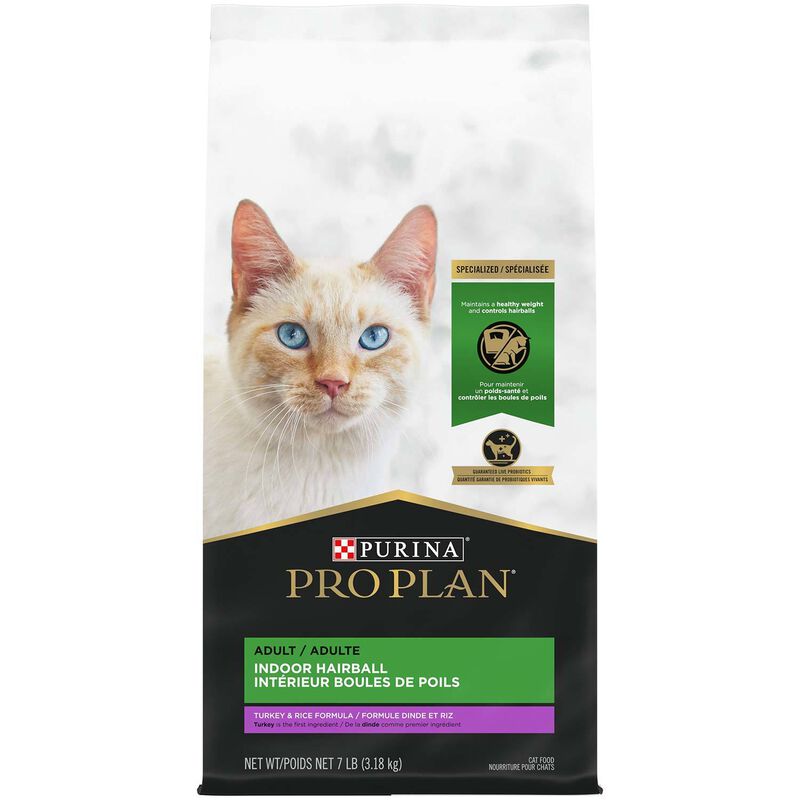Purina Pro Plan Focus Adult 11+ Indoor Care Turkey & Rice Formula Cat Food image number 1