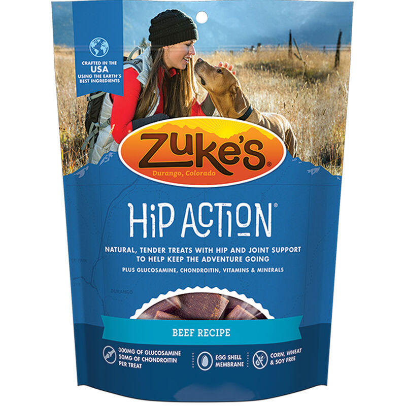 Zuke'S Hip Action Beef Recipe Soft & Chewy Dog Treats