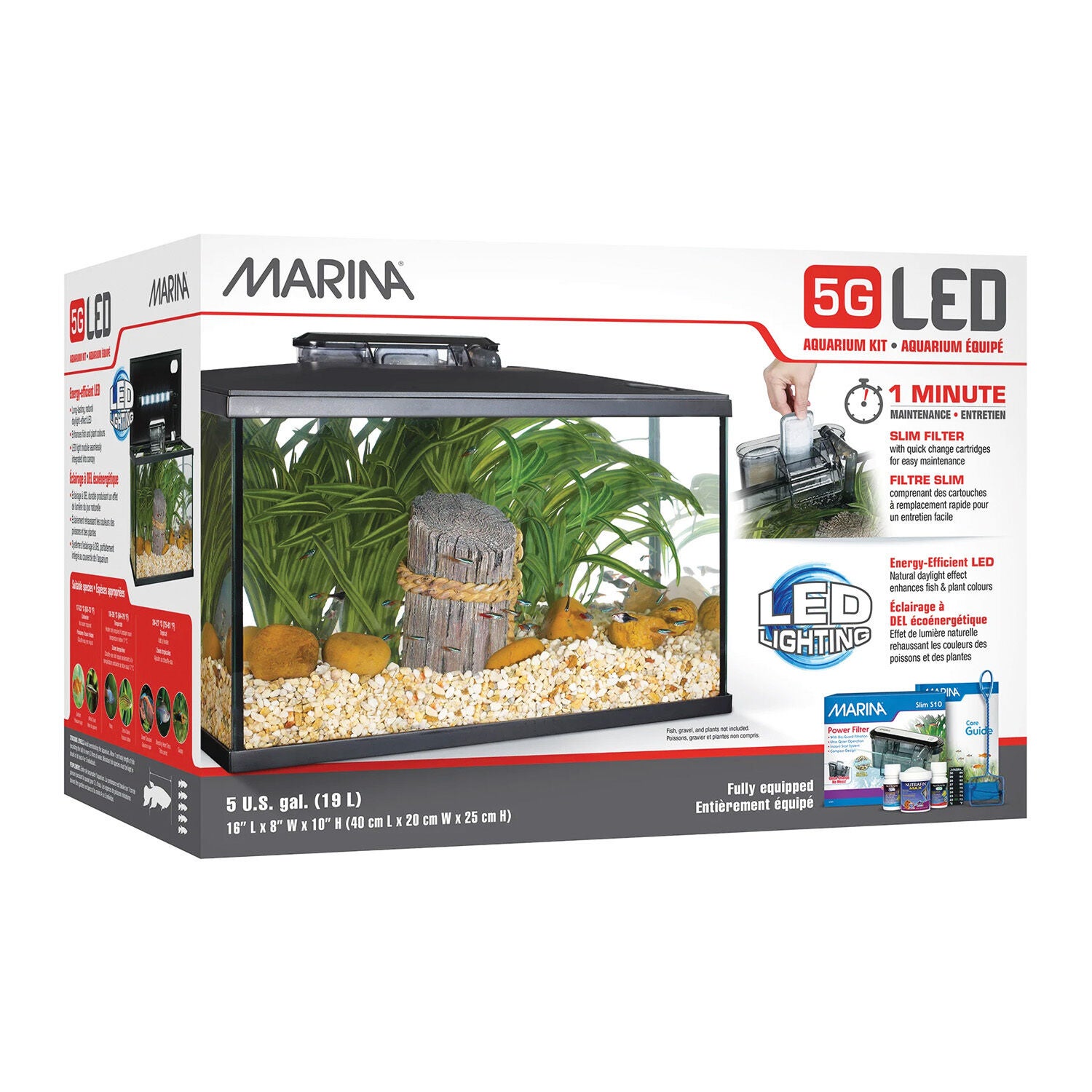 Marina Gal Led Desktop Aquarium Kit