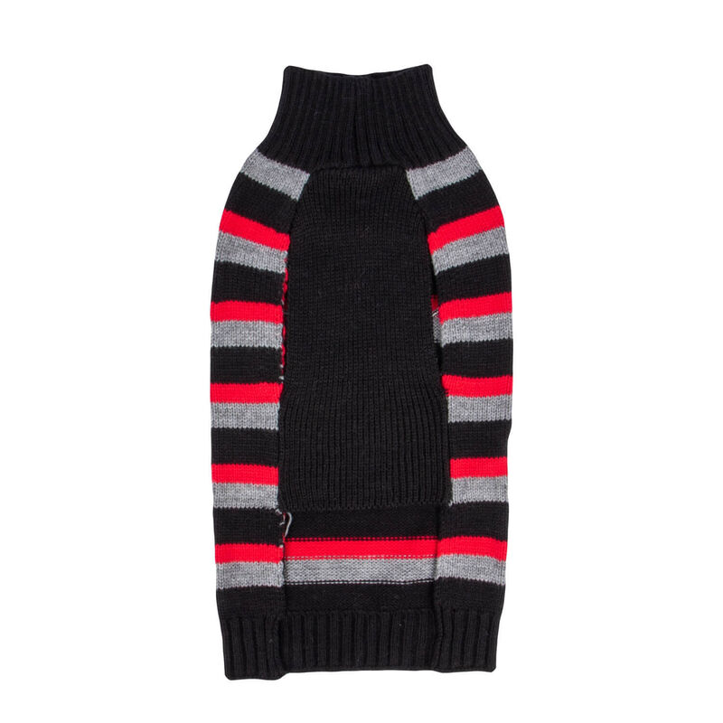 Black Striped Paw Sweater image number 3