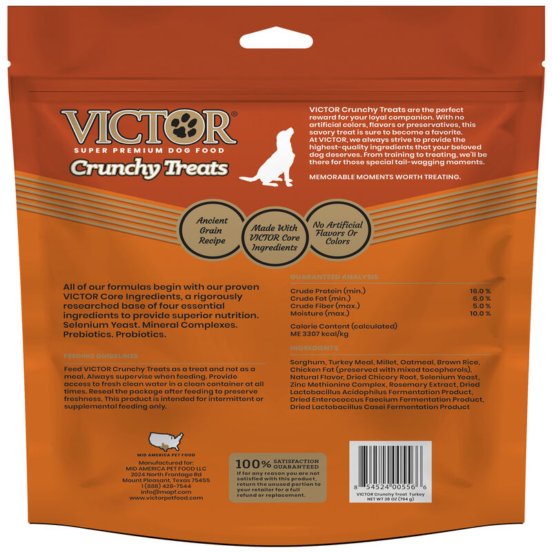 Victor Classic Crunchy Treats With Turkey Meal Dog Treats
