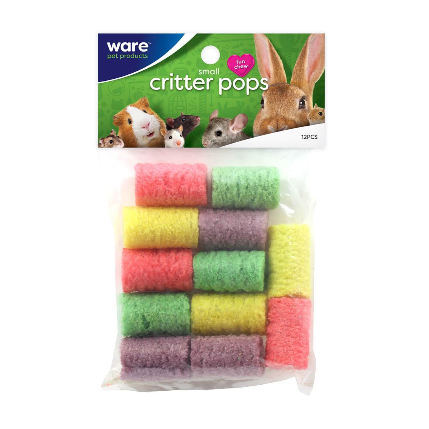 Ware Pet Products Critter Pops, Sm / Rice Pops For Small Animals