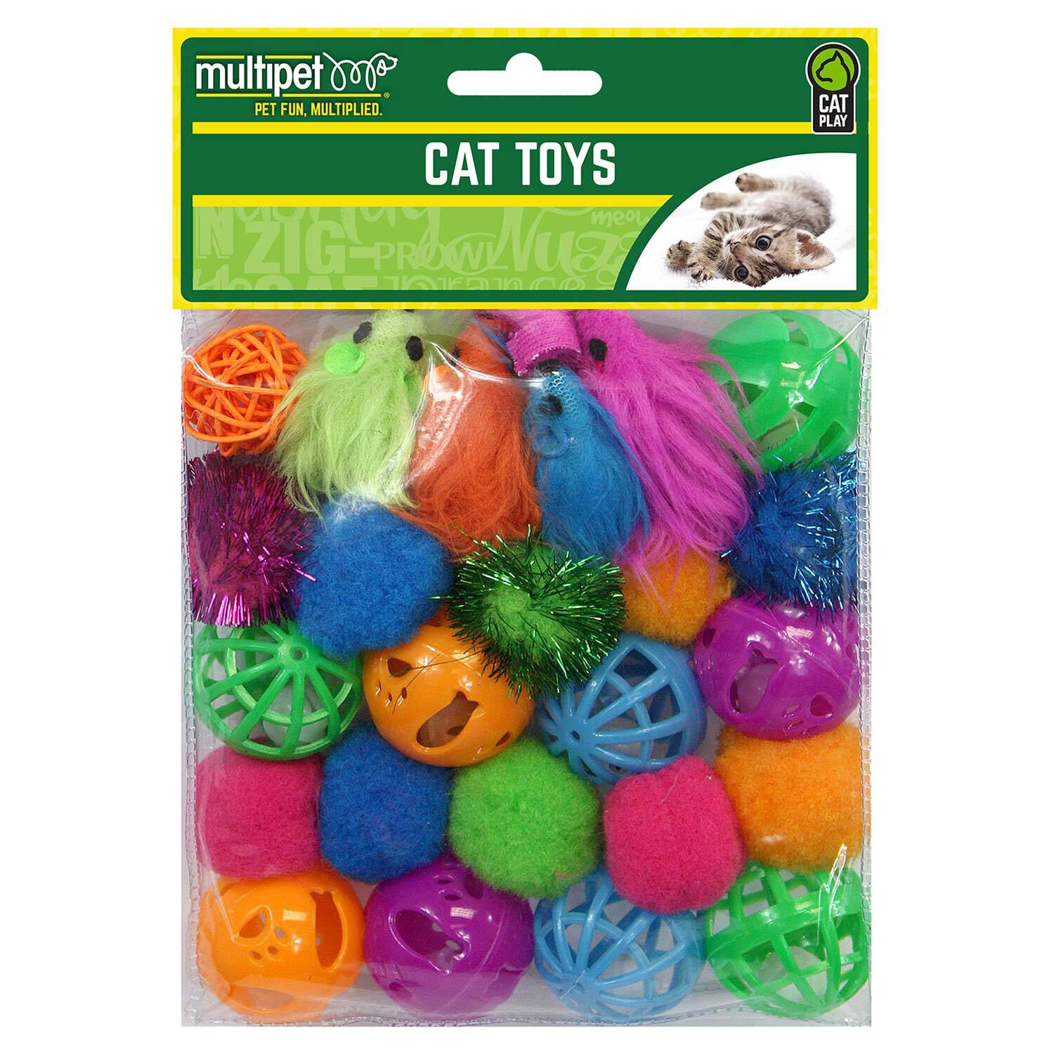 Multipet 24Pc Cat Value Pack Cat Toy