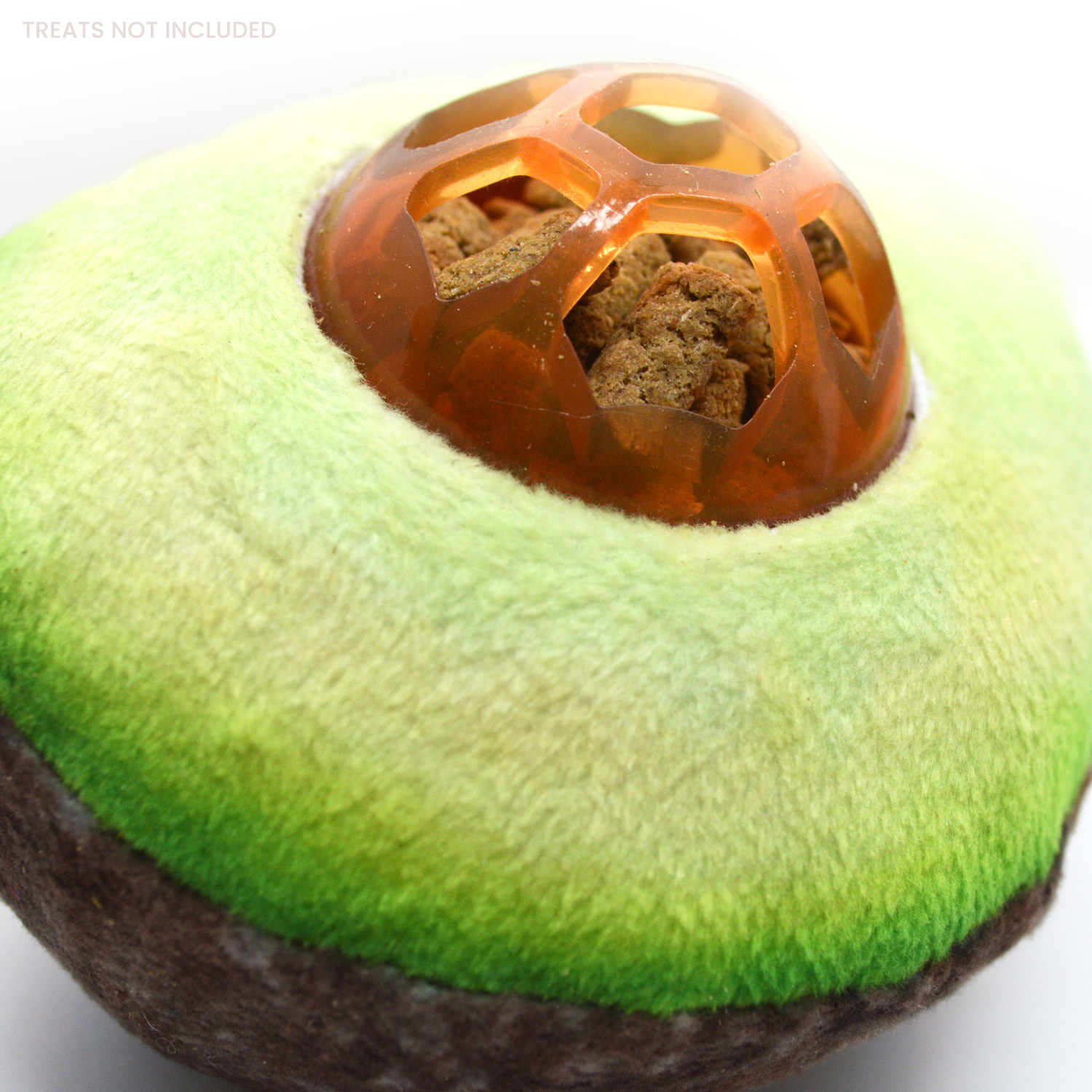 Meowijuana Knock N' Nibble Avocado Refillable Treat Dispensing Cat Toy