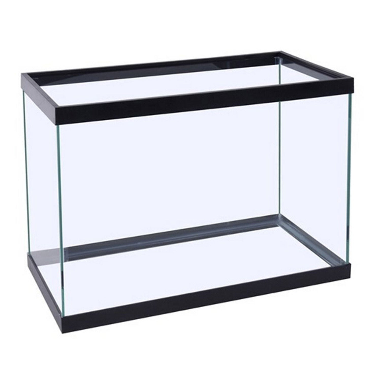 Marineland Standard Rectangular High Sided Glass Fish Aquarium, 10 ...