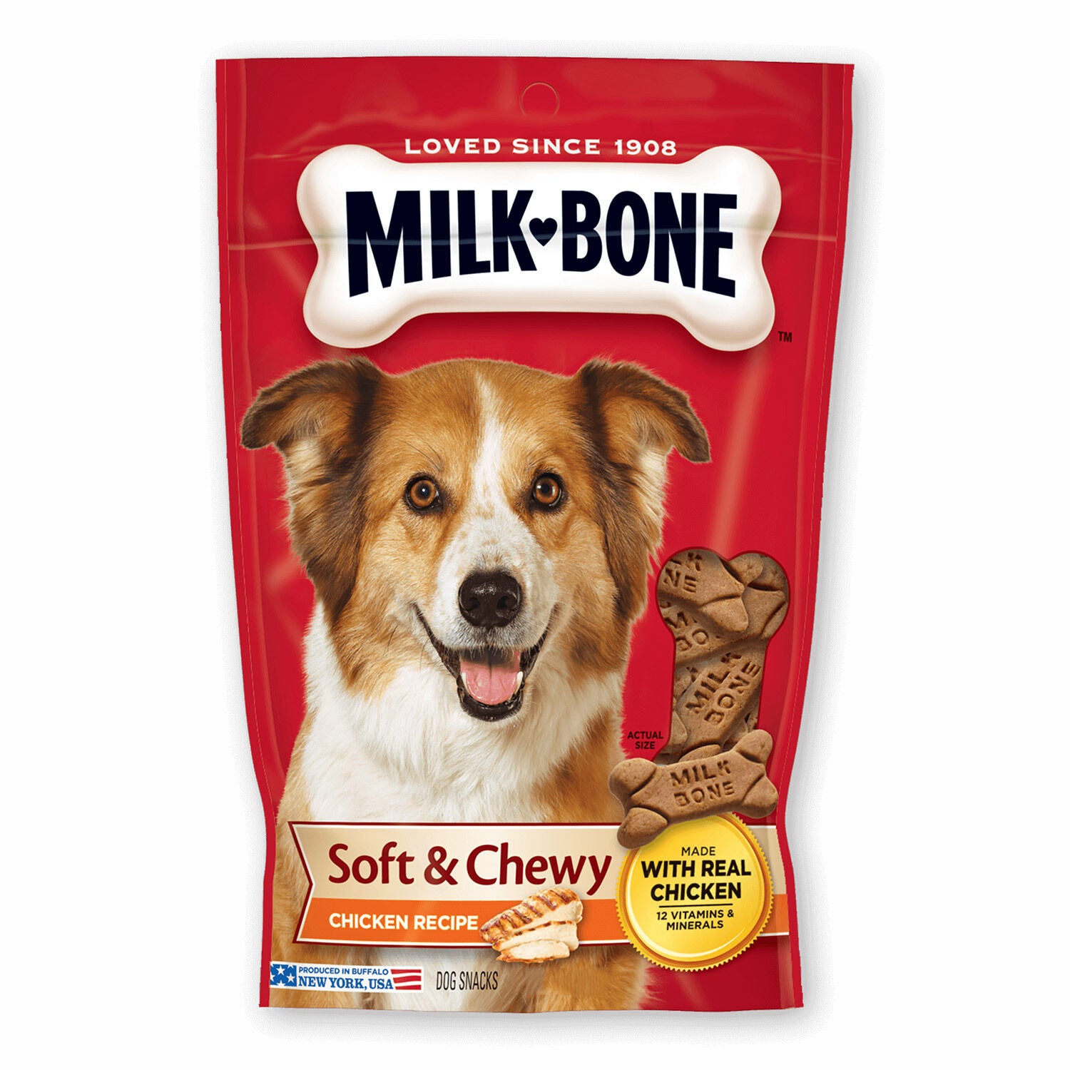 Milk-Bone Soft Chewy Dog Treats Chicken Recipe, 25Oz Pet