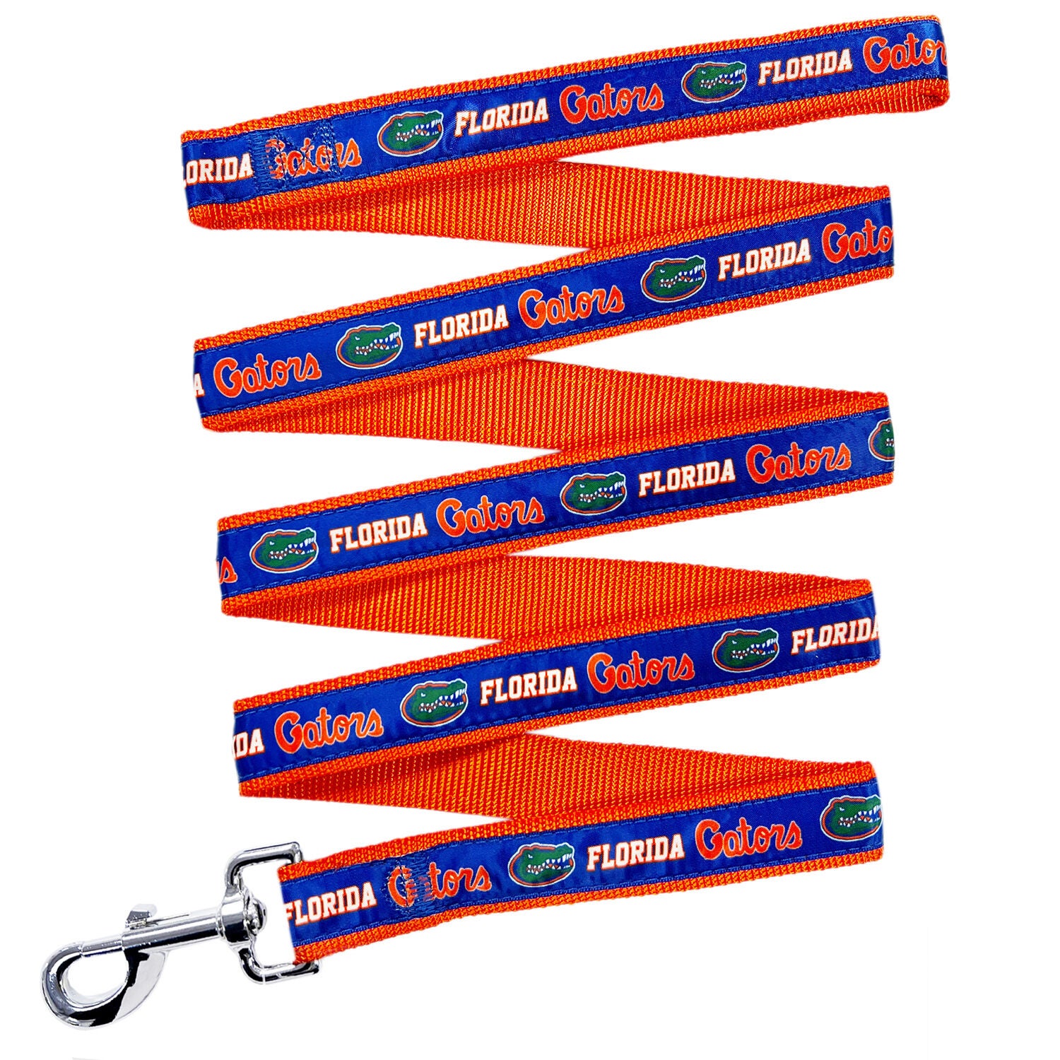 Pets First Ncaa Licensed University Of Florida Gators Satin Dog Leash, Large