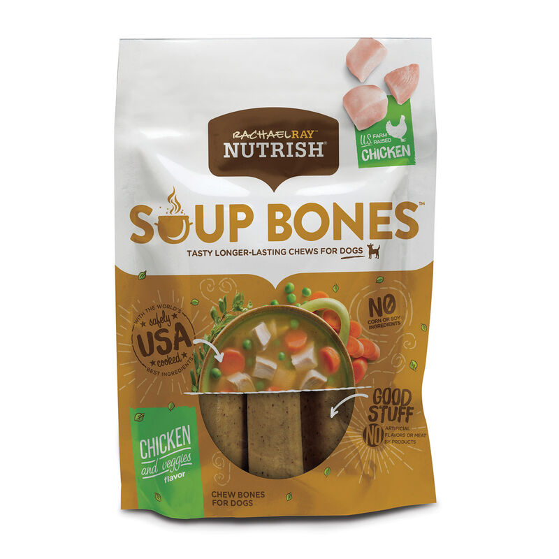 Soup Bones Chicken And Veggies Flavor Dog Treat image number 1
