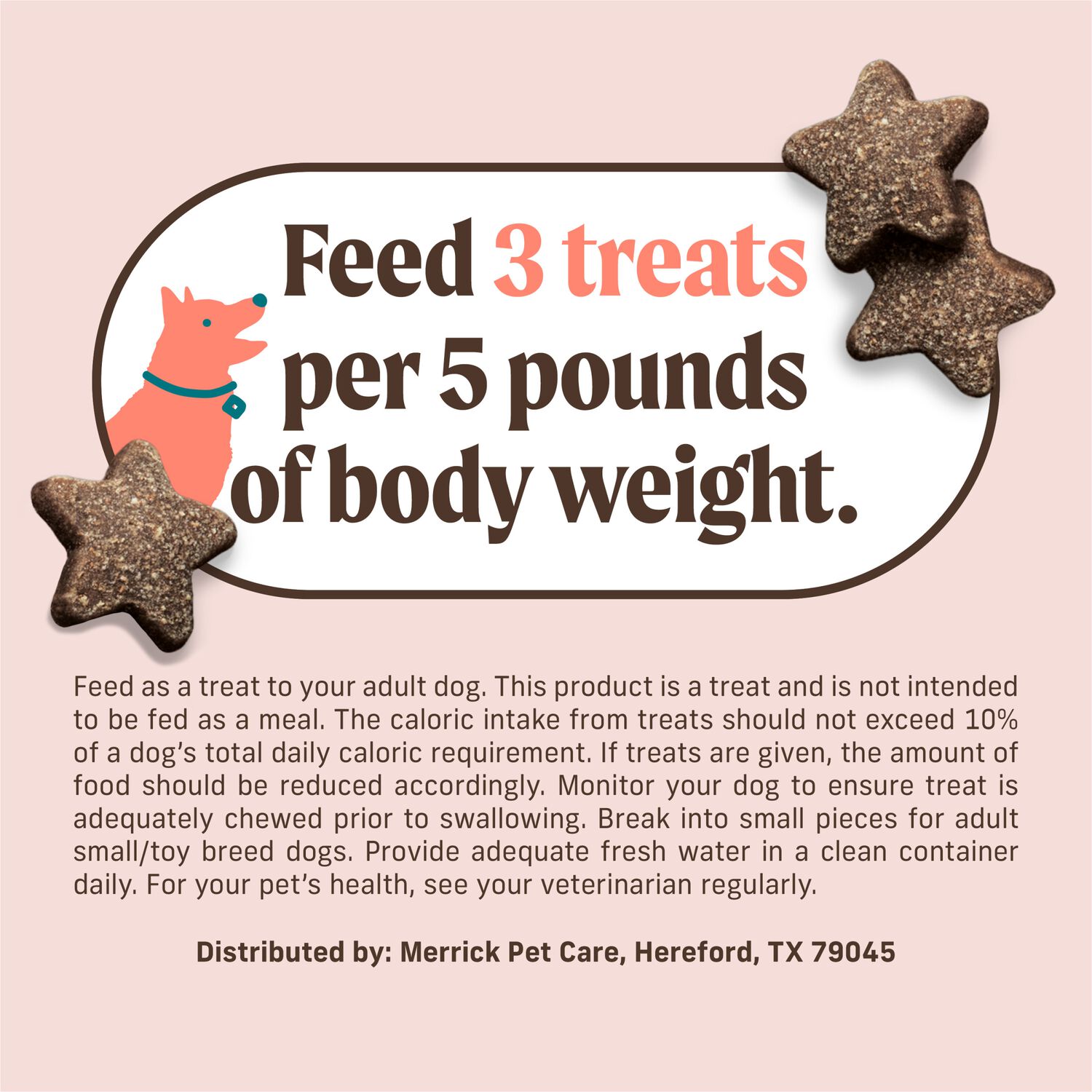 Merrick Power Bites Soft And Chewy Salmon Recipe Training Dog Treats, 6-Oz.