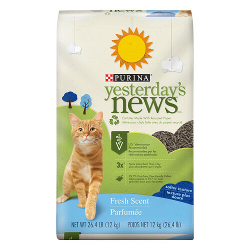 Fresh Scent Low Tracking Paper Cat Litter