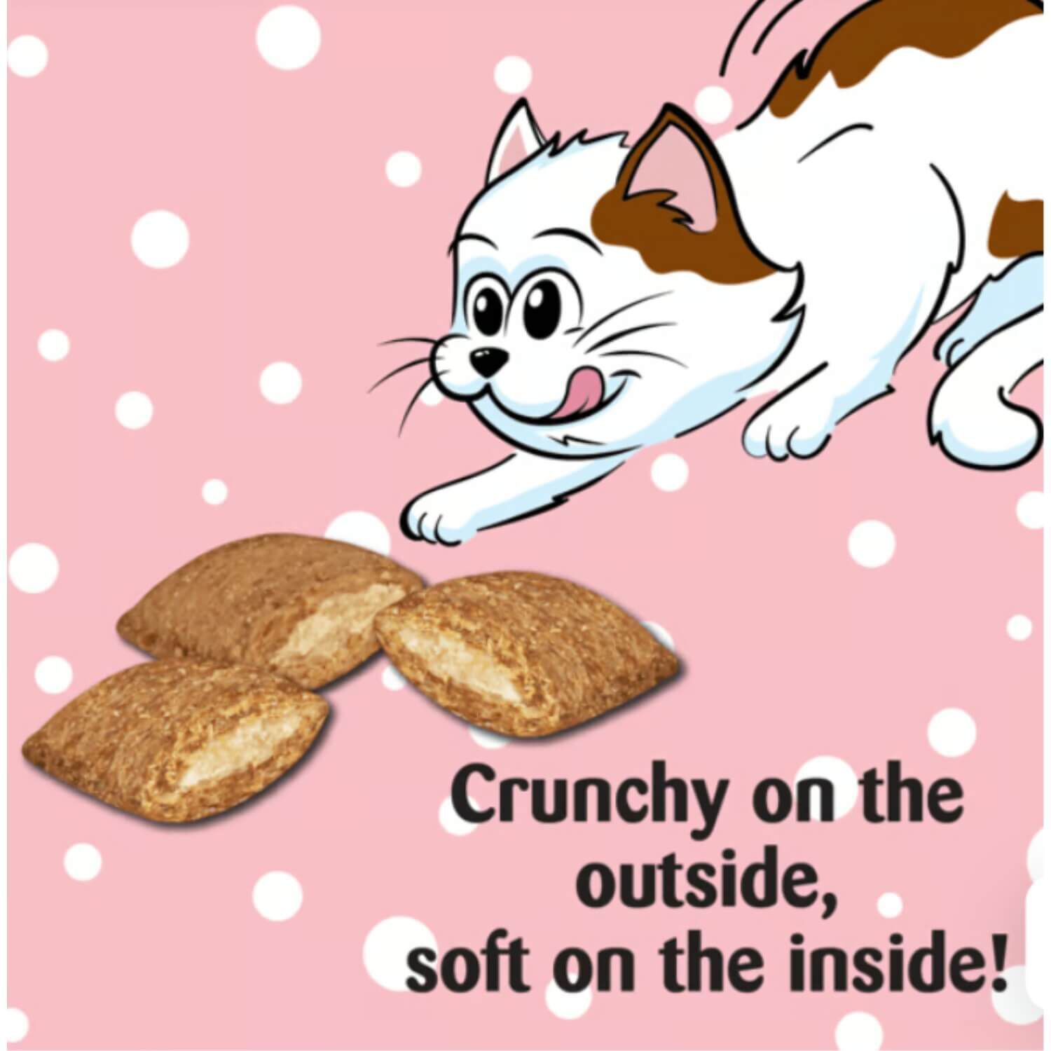 Temptations Crunchy & Soft Kitten Treats, Salmon And Dairy Flavor