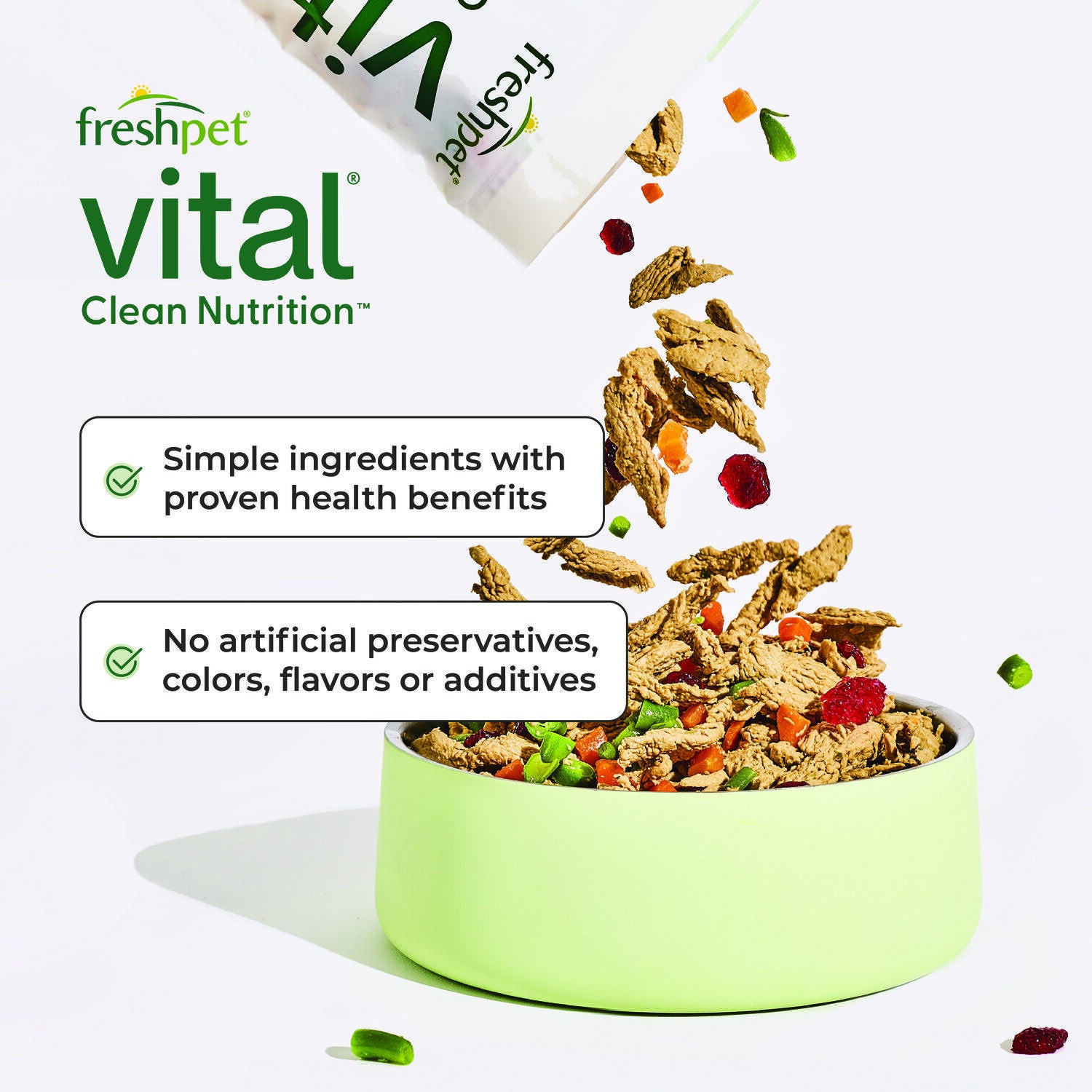 Freshpet Vital Chicken Recipe With Whole Grains & Green Beans Fresh Dog Food, 1.75-Lb 