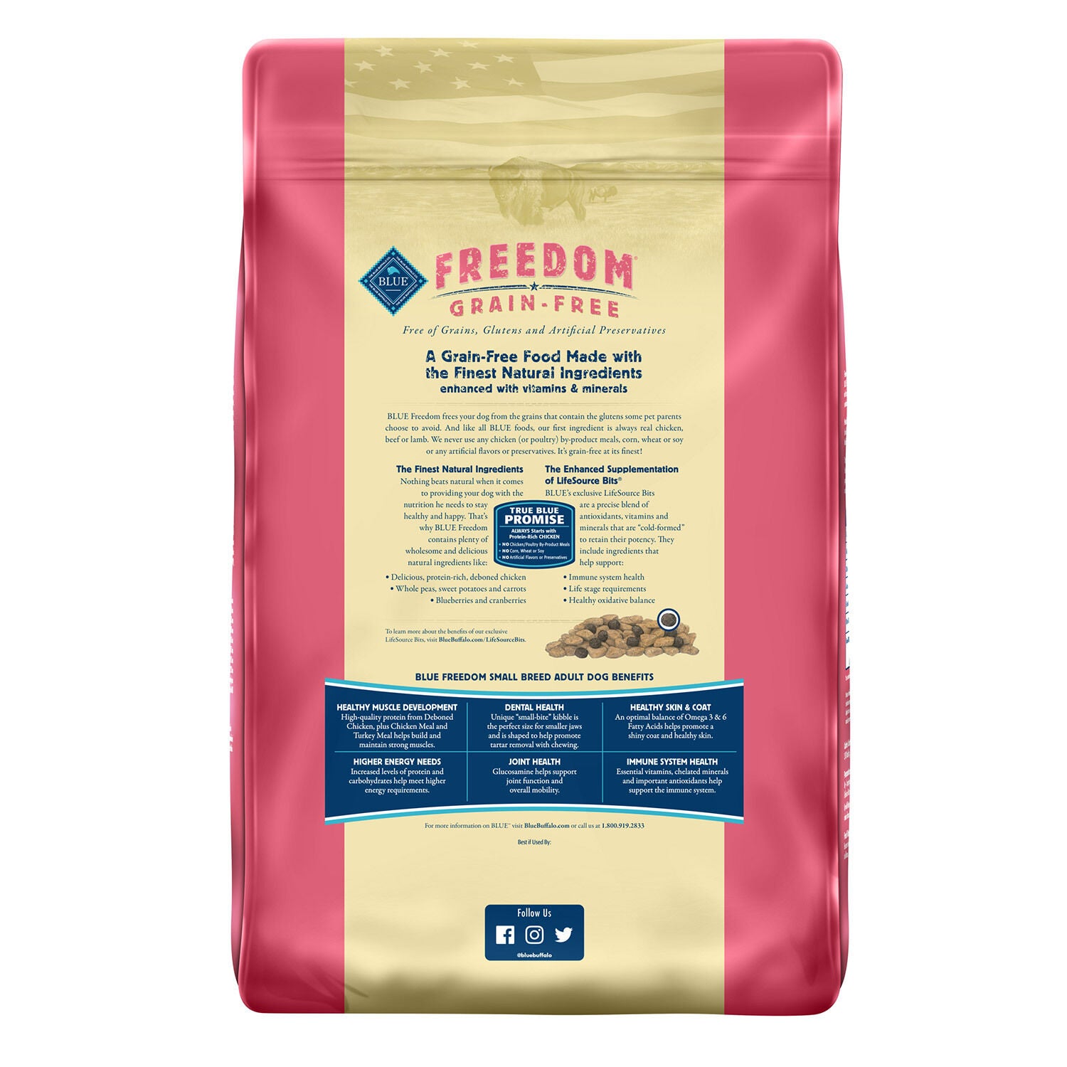Freedom Grain Free Small Breed Chicken Recipe Dog Food 11lb Pet Supermarket