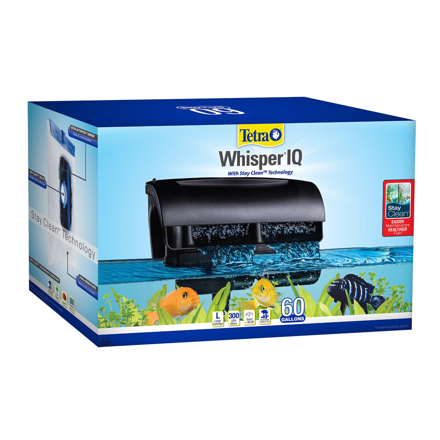 Tetra Whisper Iq Power Filter With Stay Clean Technology