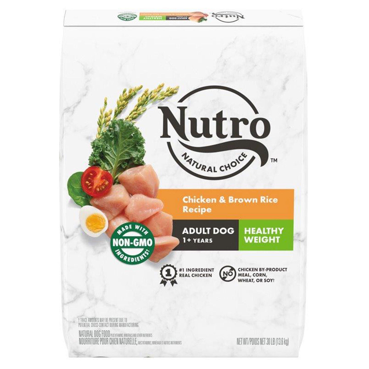 Nutro Wholesome Essentials Healthy Weight Adult Farm-Raised Chicken, Lentils & Sweet Potato Dry Dog Food