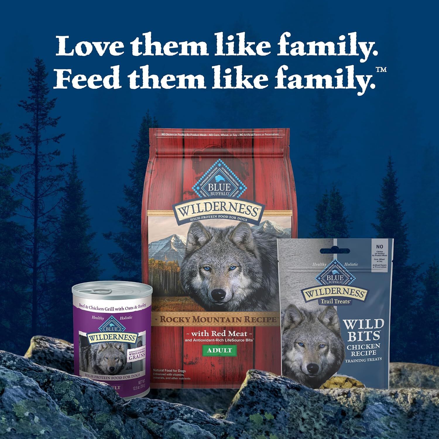 Blue Buffalo Wilderness Trail Treats Wild Bits Grain-Free Dog Treats, Chicken Recipe, 4-Oz Bag
