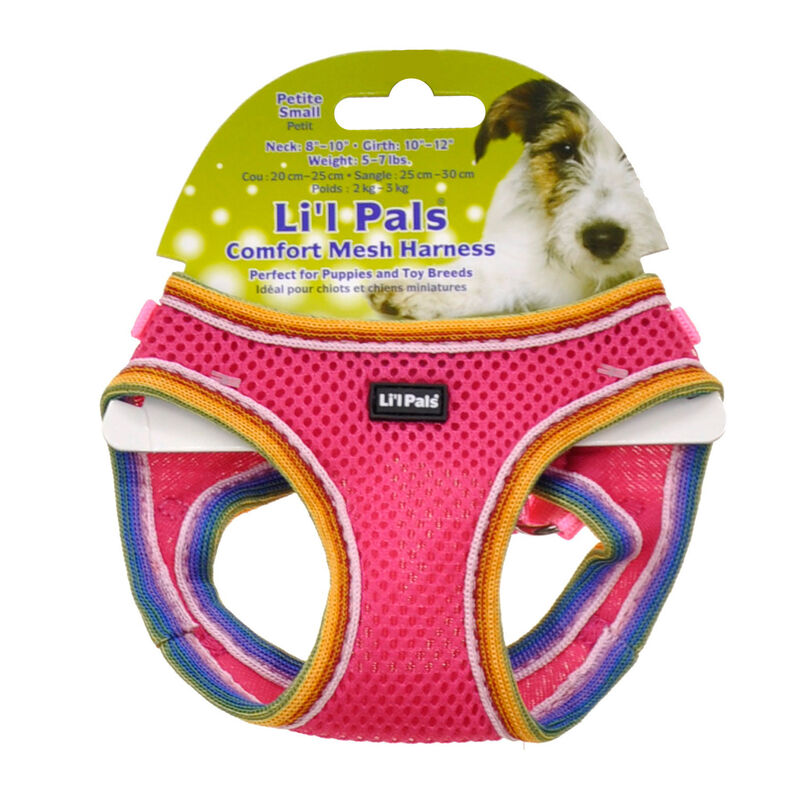 Li'L Pals Comfort Mesh Dog Harness - Pink image number 1