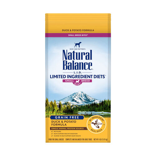 L.I.D Limited Ingredients Diet Small Breed Bites Grain Free Duck And Potato Formula Dog Food