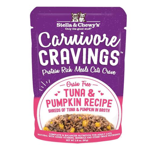 Carnivore Cravings Tuna & Pumpkin Recipe Cat Food