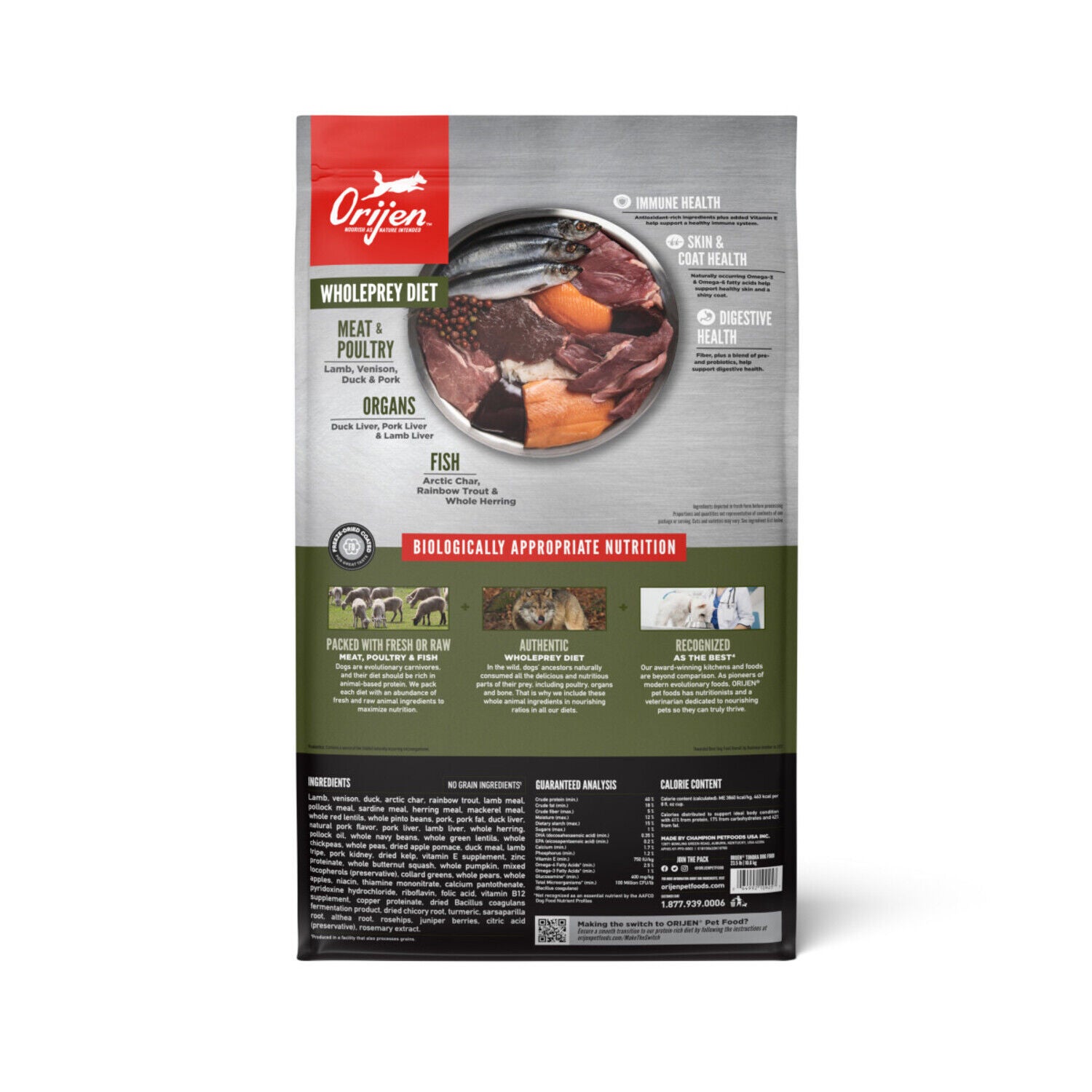 Orijen Tundra Recipe Grain-Free Dry Dog Food, 4.5-Lb Bag