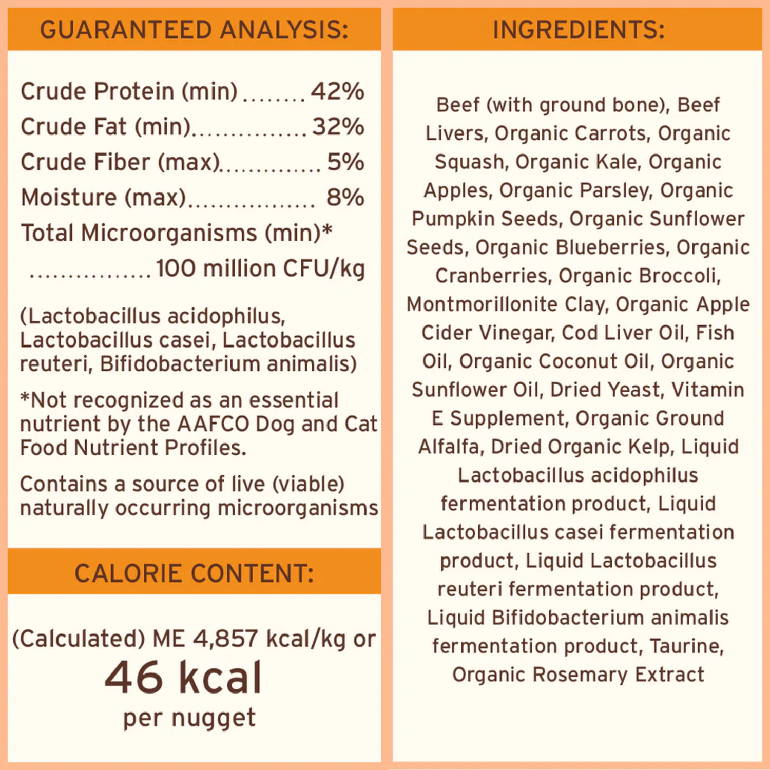Primal Freeze-Dried Nuggets Freeze-Dried Dog Food, Beef Formula, 5.5-Oz Bag