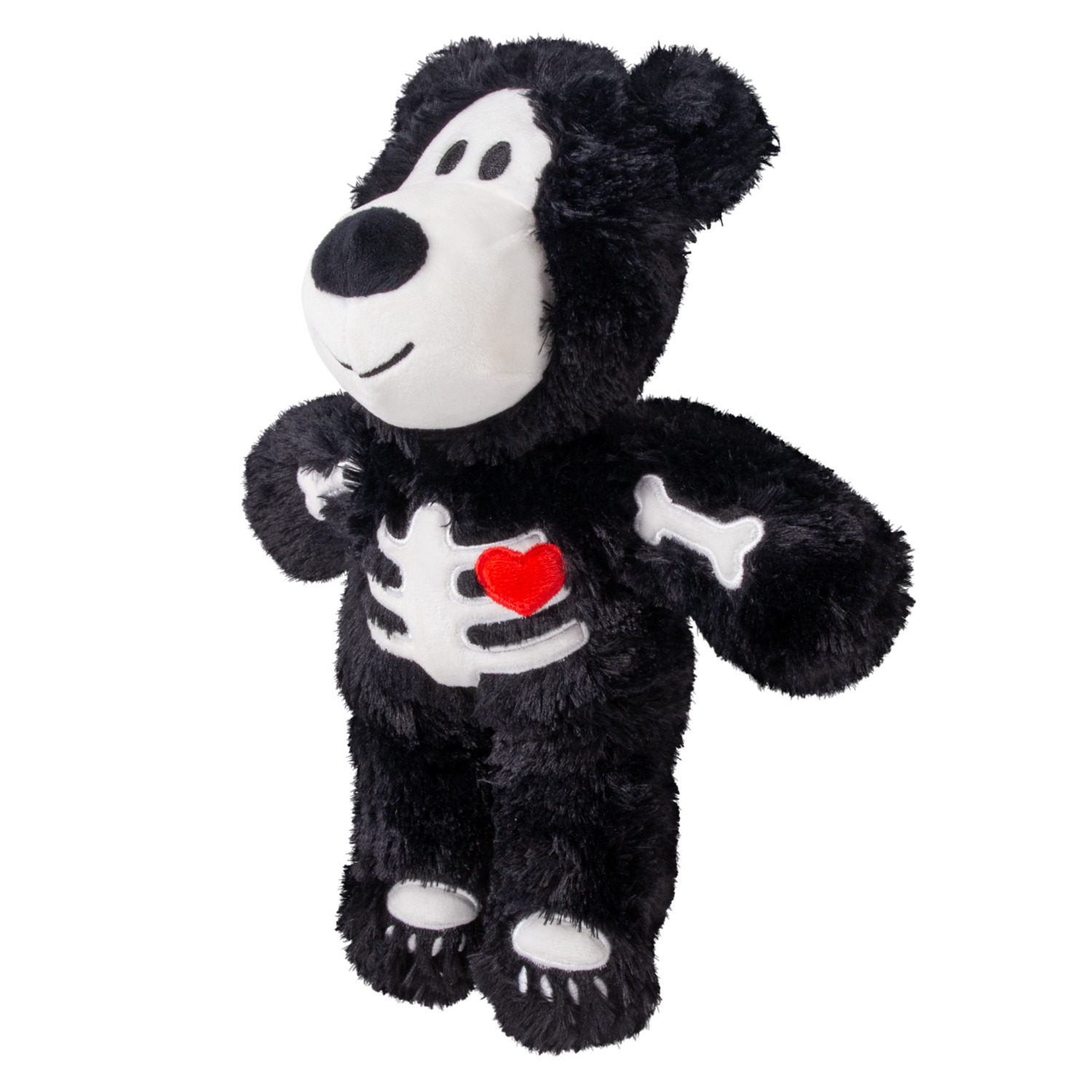 ヴィンテージ GUNSハンドメイドムッチー1362番犬ぬいぐるみ Kong Halloween Wild Knots Skeleton Bear Dog Toy | Pet Supermarket