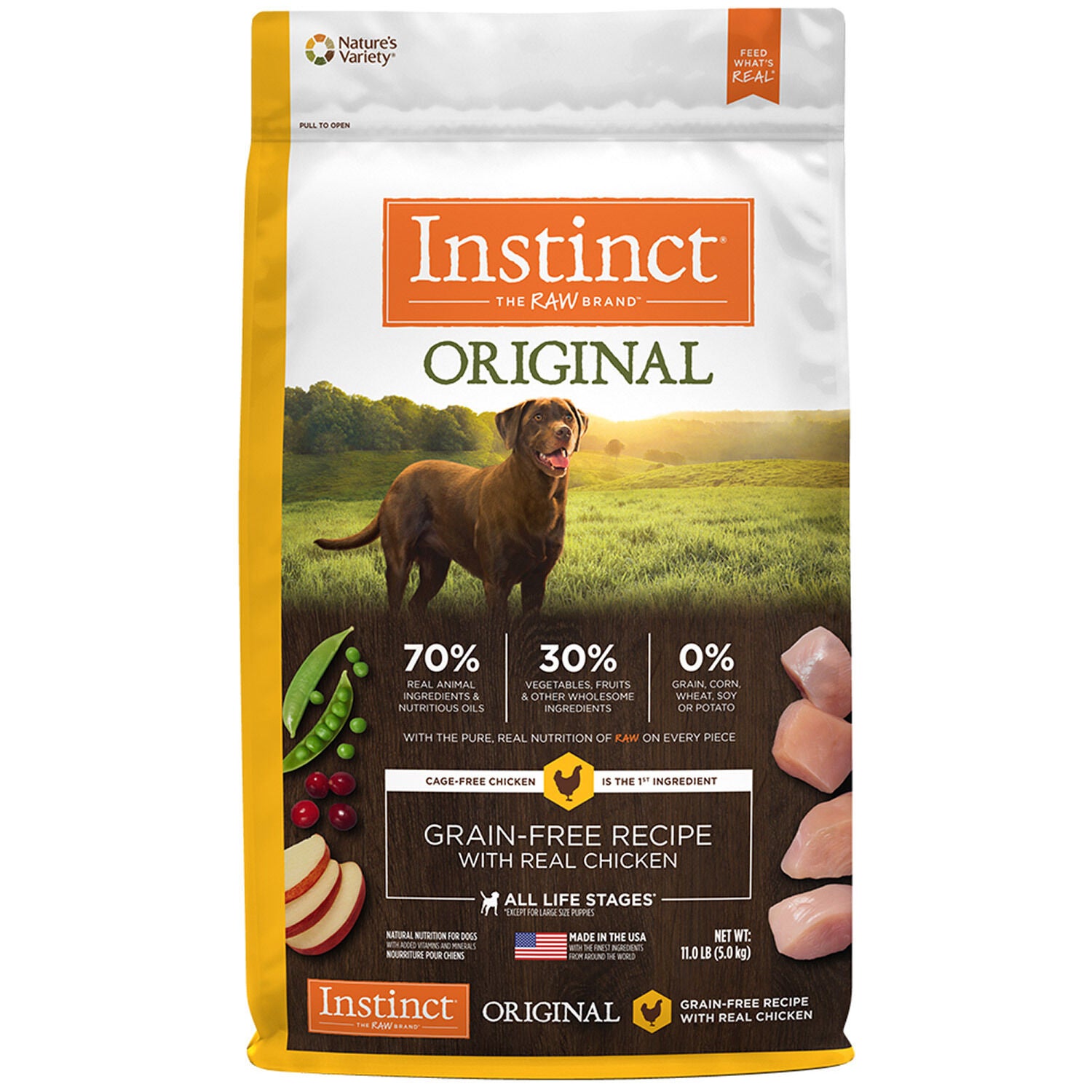 Instinct dog store food dcm