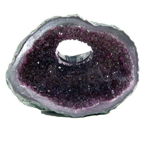 Geode Amethyst Purple Aquarium Ornament
