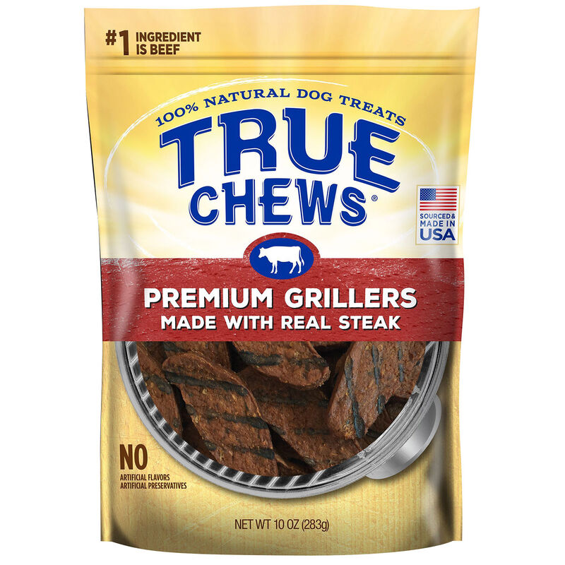 Premium Grillers Made With Real Steak Dog Treat image number 1