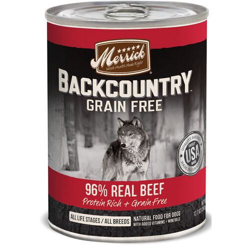 Backcountry 96% Real Beef Recipe Dog Food