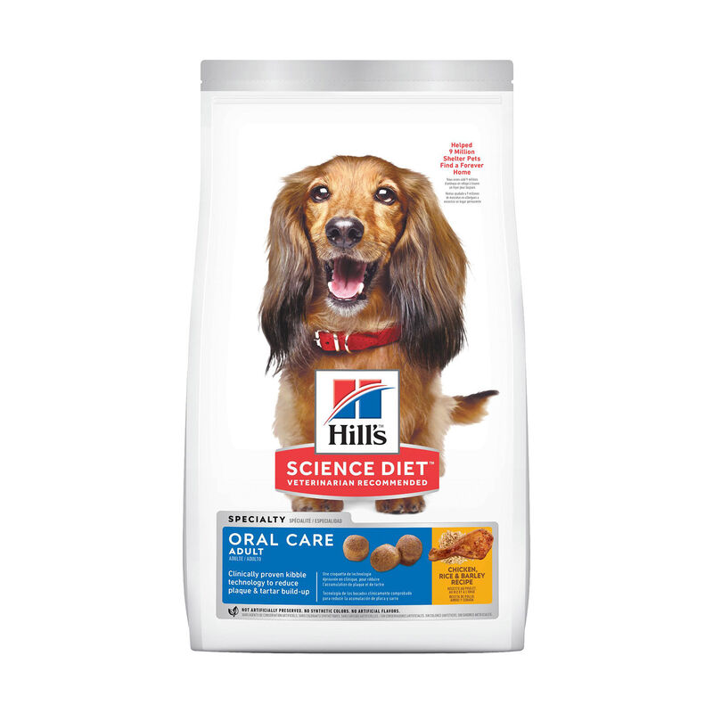 Adult Oral Care Chicken, Rice & Barley Recipe Dog Food image number 1