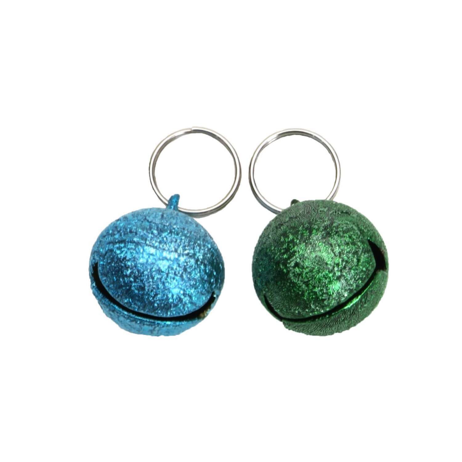 Coastal Pet Products Frosted Designer Round Cat Bells, 1/2"