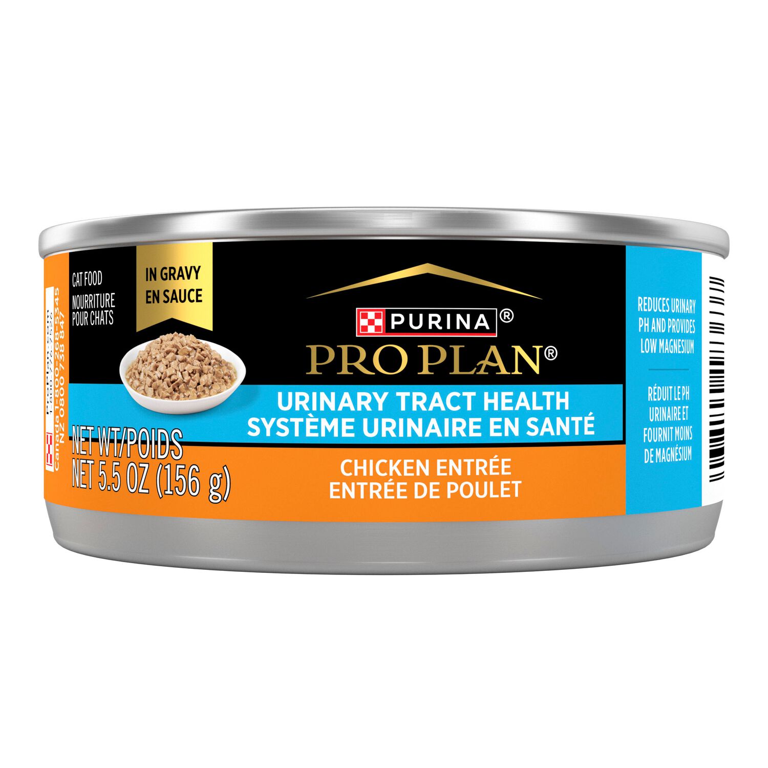 Purina Pro Plan Urinary Tract Health Chicken Entree In Gravy Wet Cat Food, 5.5 Oz. - 24 Pack