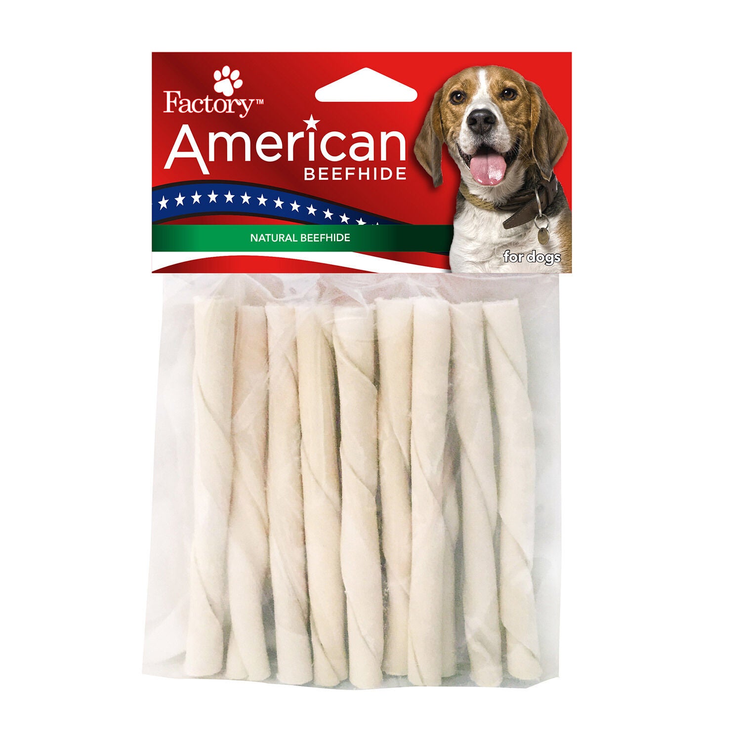 Beefhide Twist Sticks Dog Treat