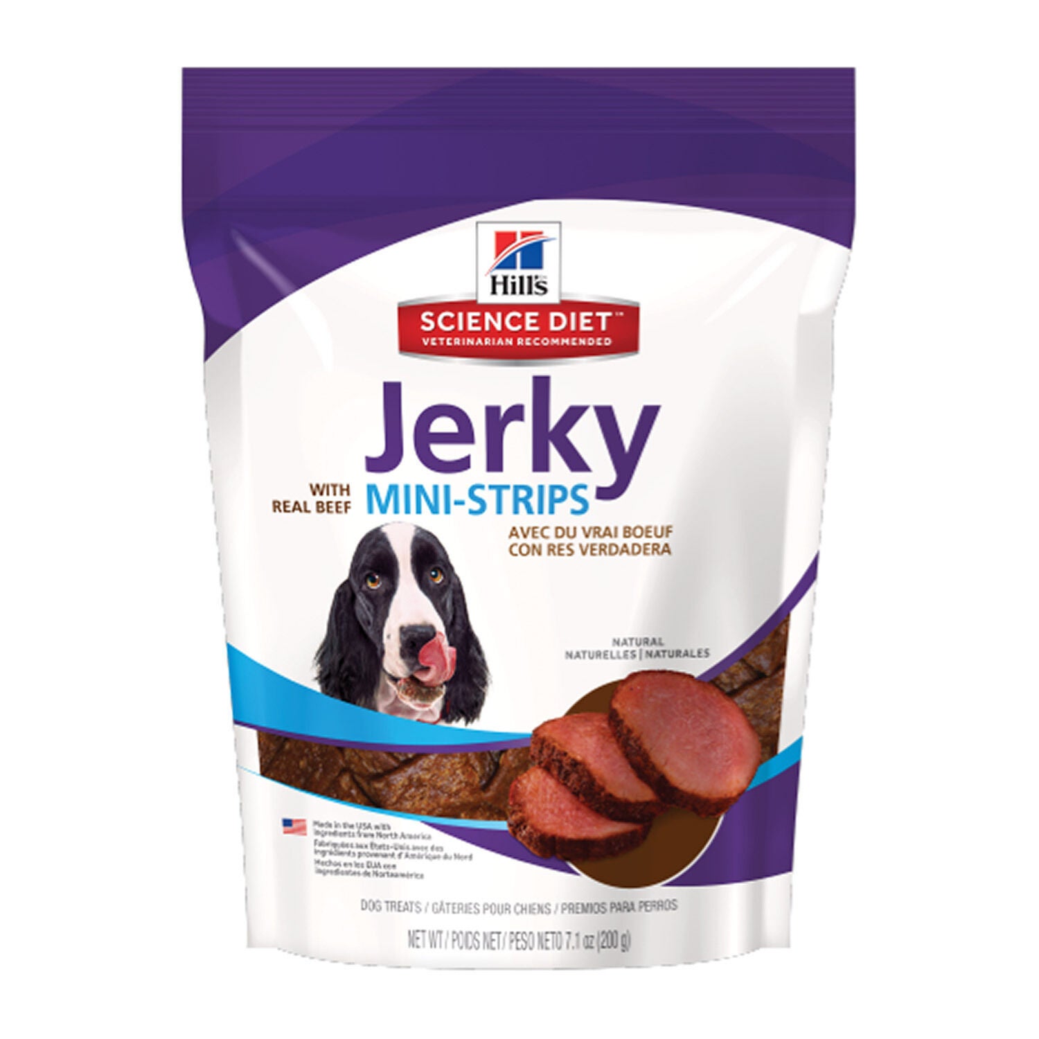 Hill s Science Diet Natural Jerky Mini Strips with Real Beef Dog Treats 7.1 oz Bag
