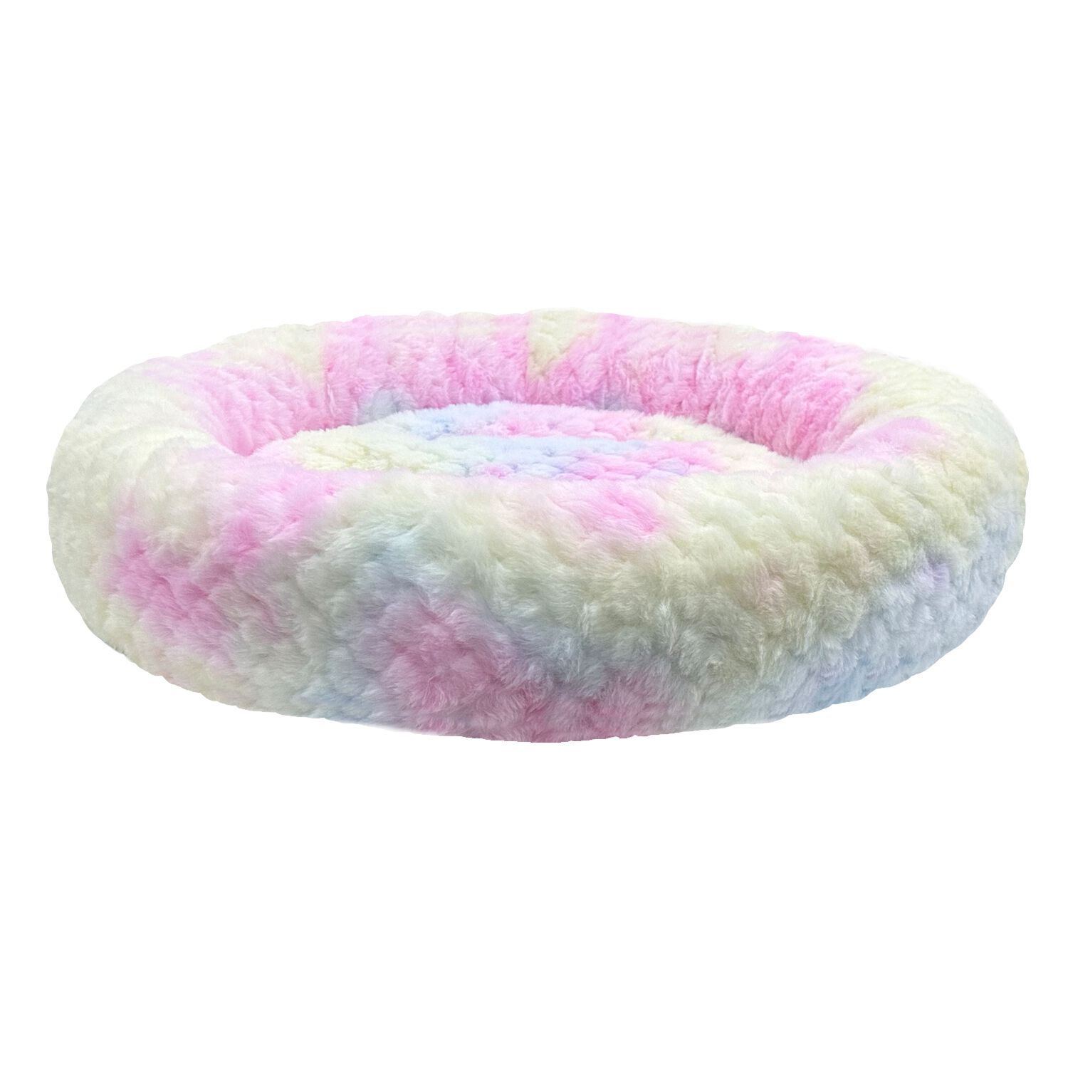 Aristopet Cuddler Round Small Dog Bed, 20", Rainbow Colored