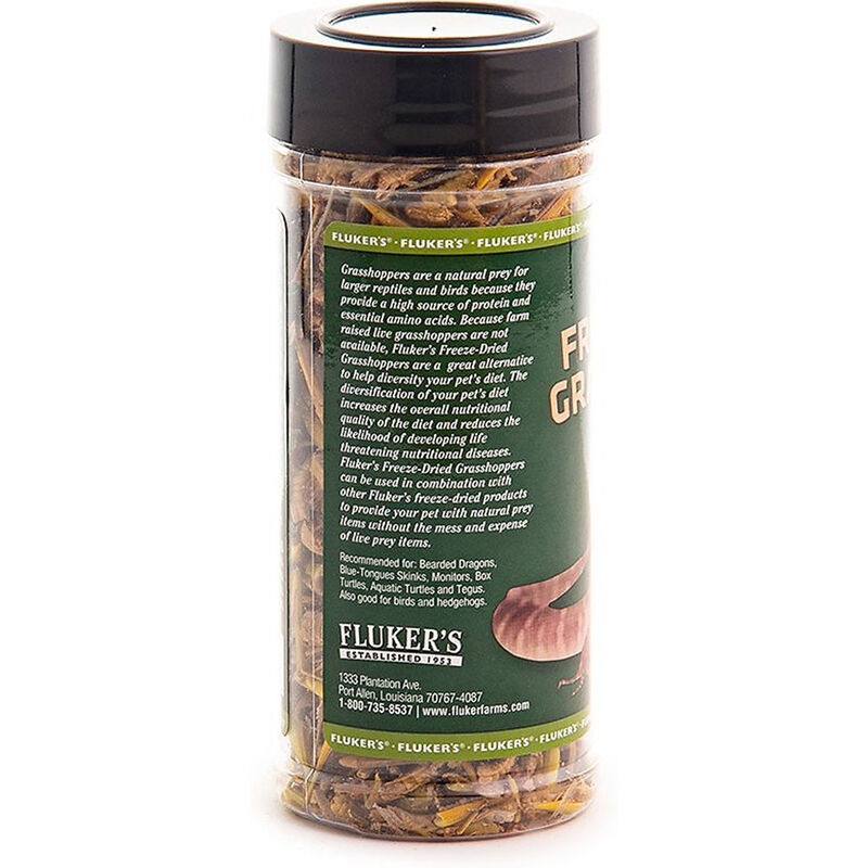Freeze Dried Grasshoppers 1 Oz Reptile Food image number 2
