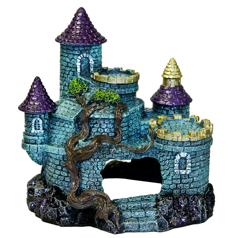 Exotic Environments Hobbit Castle Aquarium Ornament image number 1