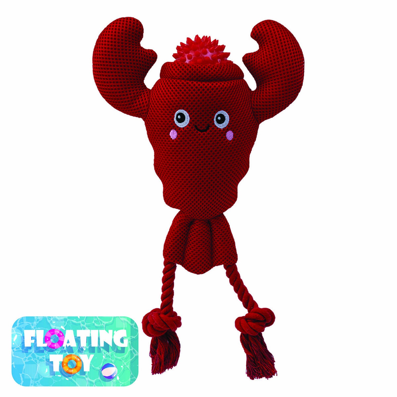 Territory Lobster 2-In-1 Floating Dog Toy