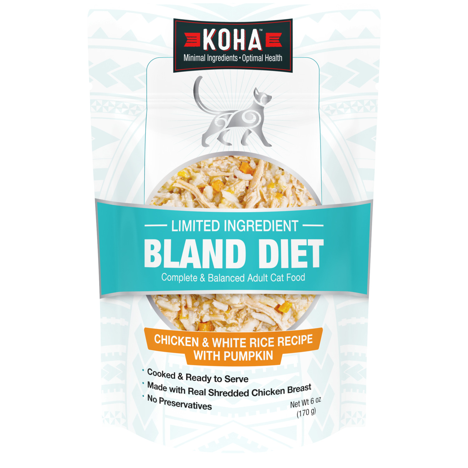 Koha Limited Ingredient Chicken Bland Diet Wet Cat Food, 2.8-Oz
