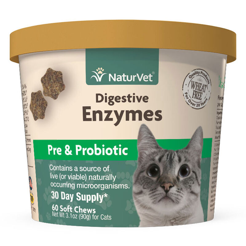 Digestive Enzymes Probiotic Cat Supplement image number 1