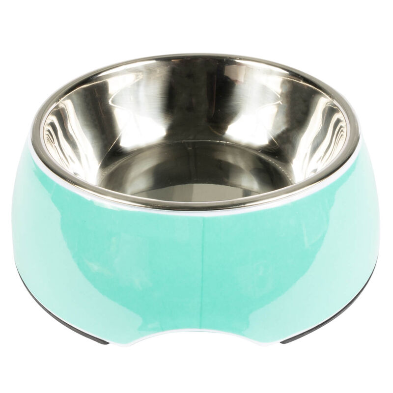 Green Solid Ss Dog Bowl image number 1