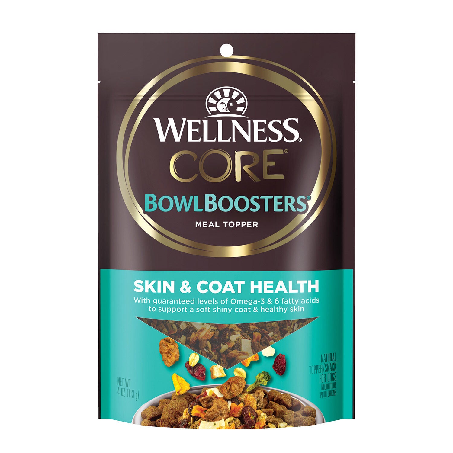 Wellness CORE Bowl Boosters Skin & Coat Dry Dog Food Topper