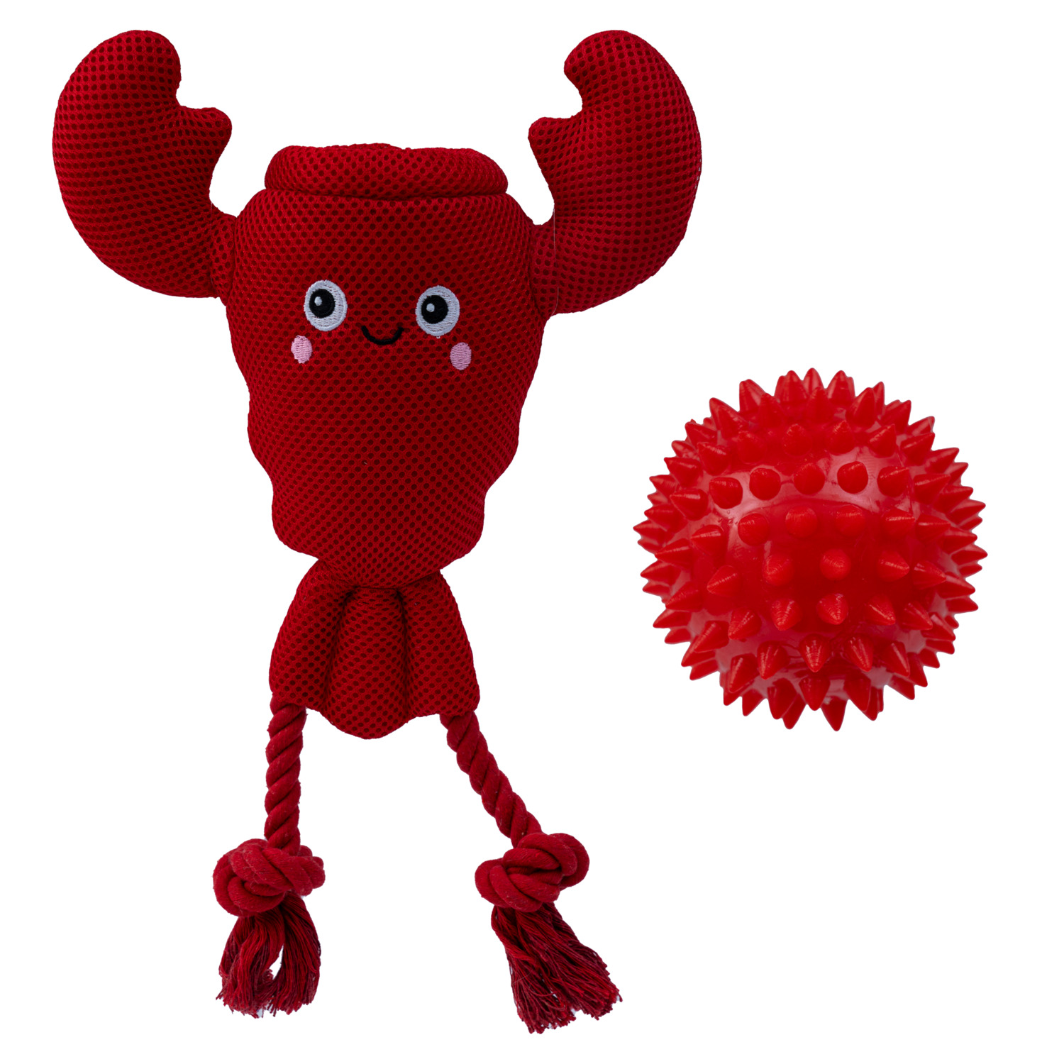 Territory Lobster 2-In-1 Floating Dog Toy