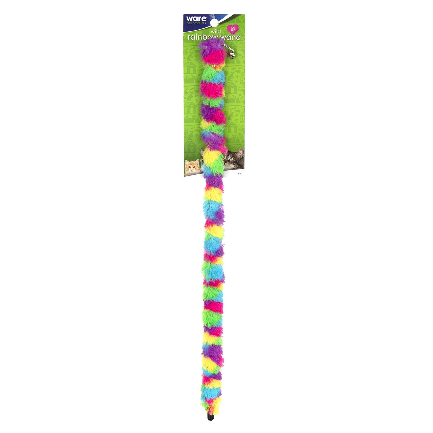 Ware Wild Rainbow Wand Interactive Cat Toy         